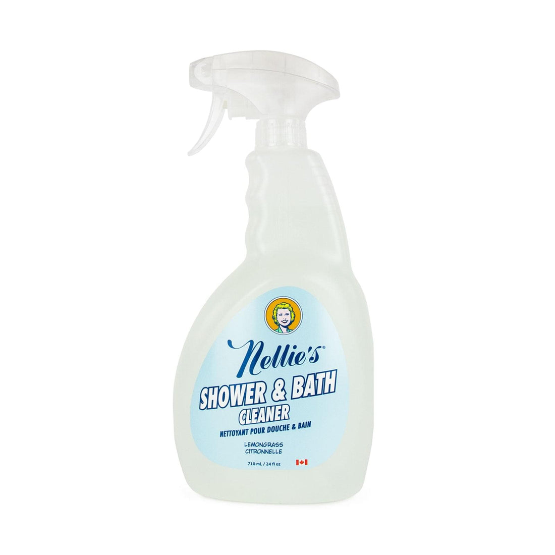 Plant based and eco-friendly Shower & Bath Cleaner with a refreshing lemongrass scent
